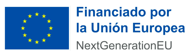 Logo Financiado por la Unión Europea, Next GenerationEU